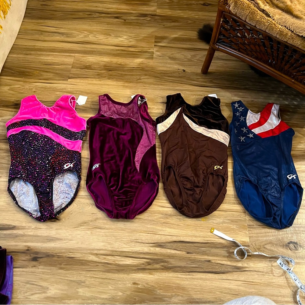 GK Adult XS Leotard Lot of 4